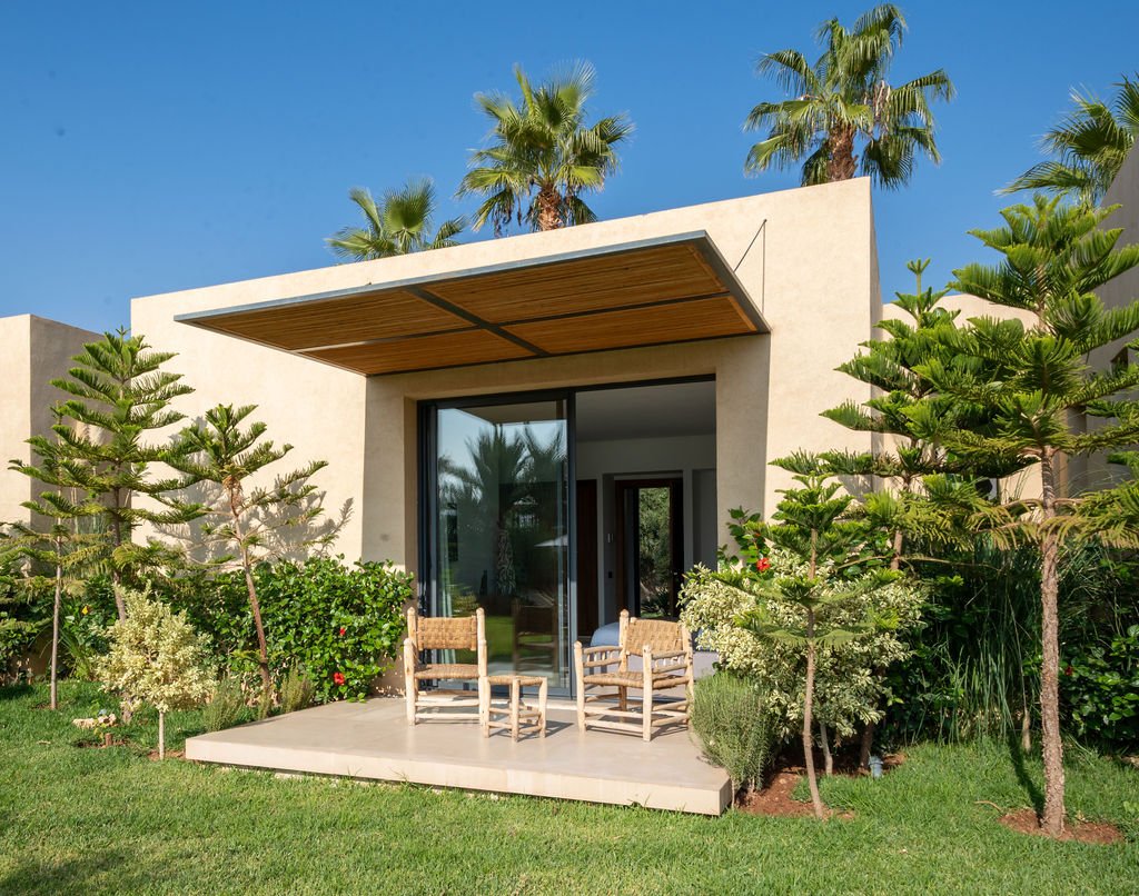 Pavillon-suite avec terrasse privée dans le jardin