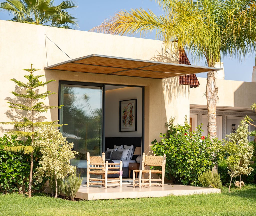 Pavillon-suite avec terrasse privée dans le jardin