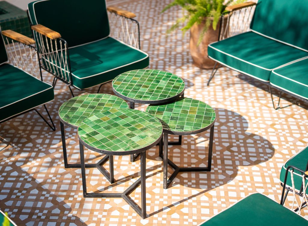 Patio andalou végétalisé de Dar Al Bahja