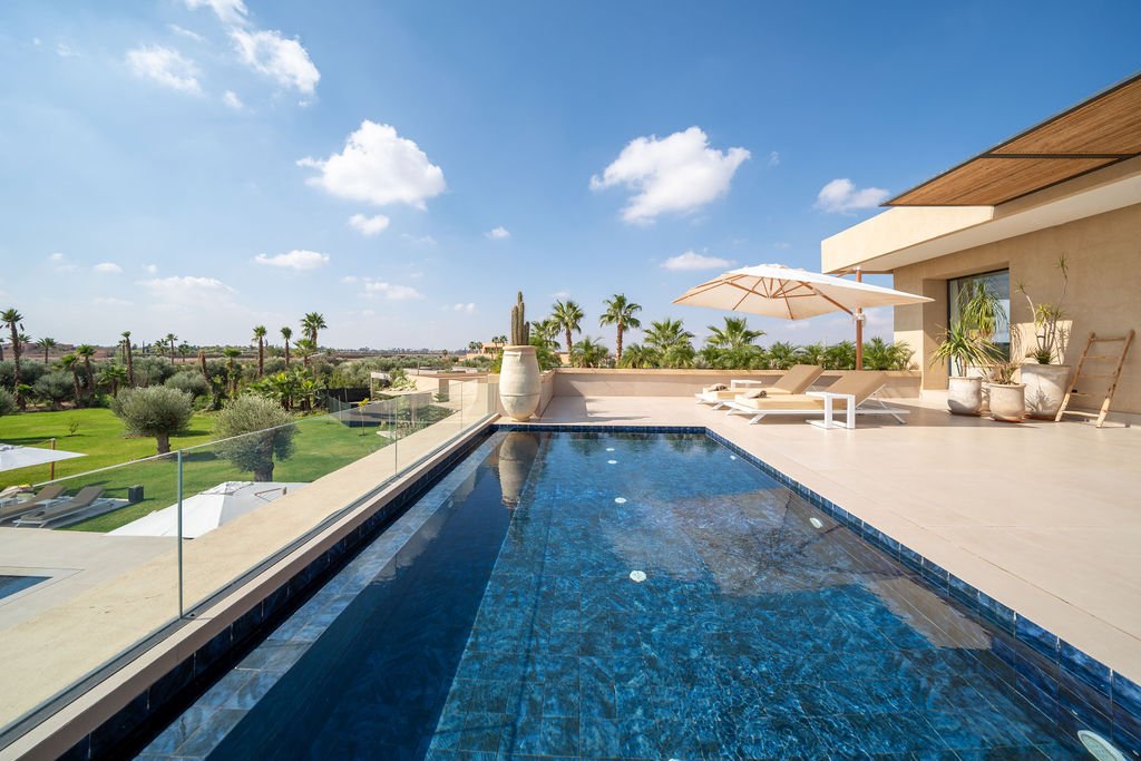 Piscine principale de la villa Dar Al Bahja, Marrakech
